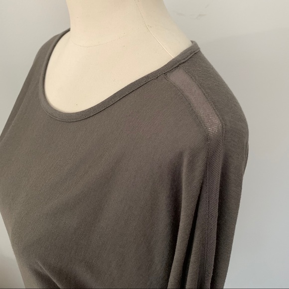Vince Dolman Sleeve Top Gray Size XS - Picture 3 of 10